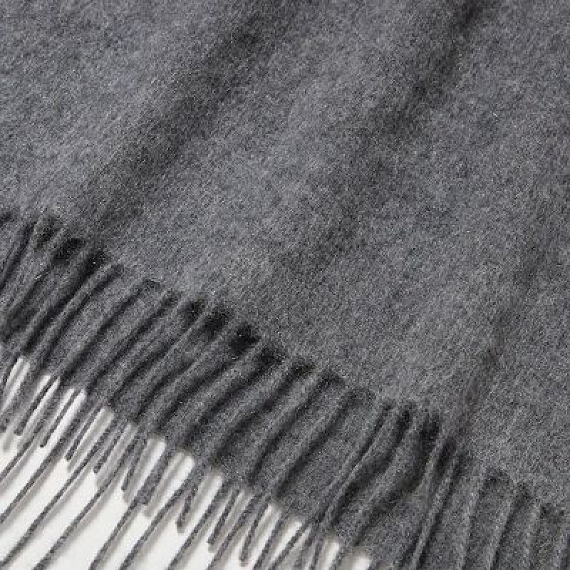 Grey Uniqlo Cashmere Women Scarves | 2717619