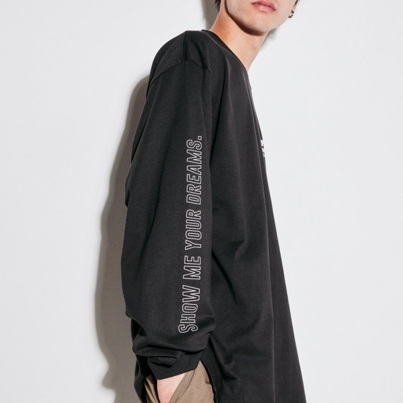 Grey Uniqlo Chainsaw Man × Kosuke Kawamura Ut Long-sleeve Graphic Men T Shirts | 750621