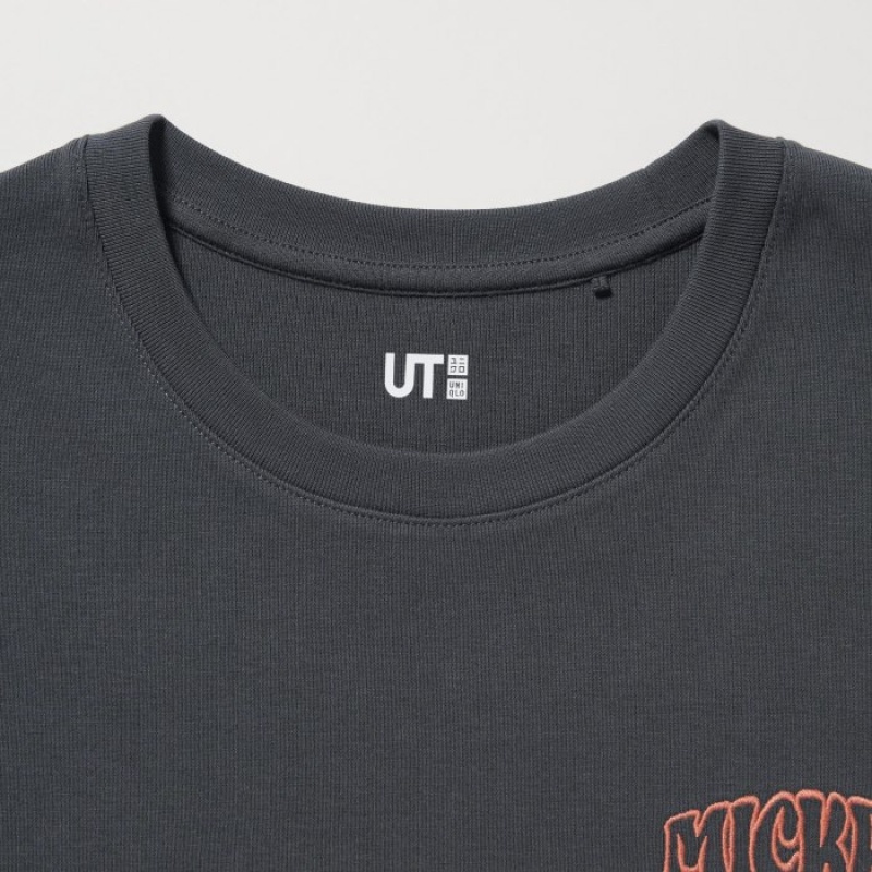Grey Uniqlo Collection UT Short-Sleeve Women T Shirts | 7758051