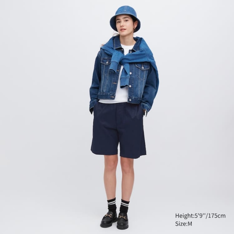 Grey Uniqlo Dry Stretch Easy Men Shorts | 2840481