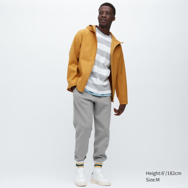 Grey Uniqlo Dry Stretch Jogger Men Pants | 5270632