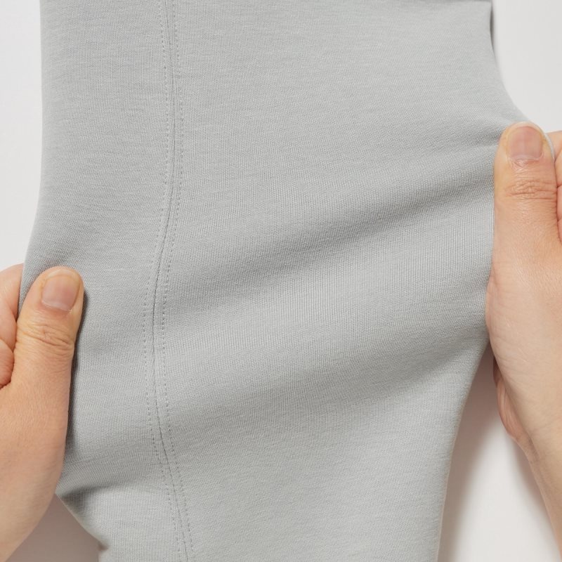 Grey Uniqlo Dry Stretch Sweat Long-sleeve Full-zip Men Hoodie | 124796