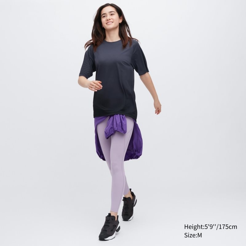 Grey Uniqlo Dry-ex Crew Neck Short-sleeve Lightweight Men T Shirts | 9052728