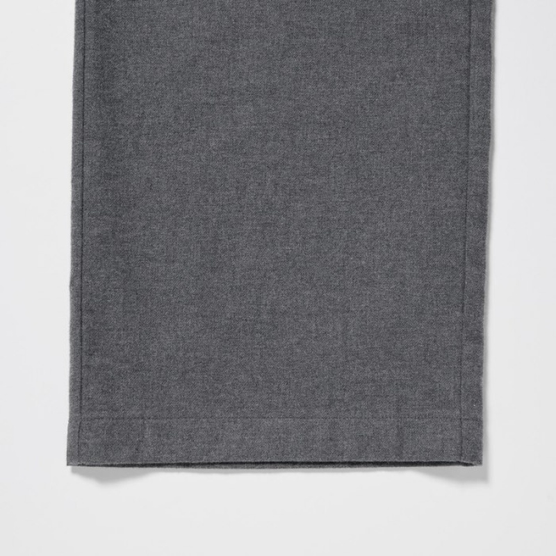 Grey Uniqlo Flannel Lounge Women Pants | 6275023
