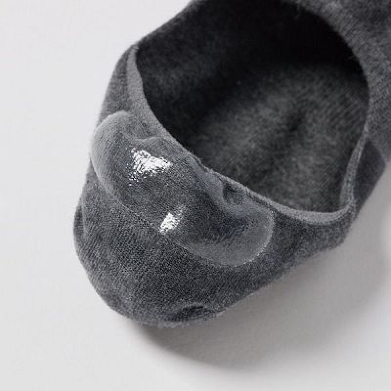 Grey Uniqlo Footsies (3 Pairs) Women Socks | 4635334