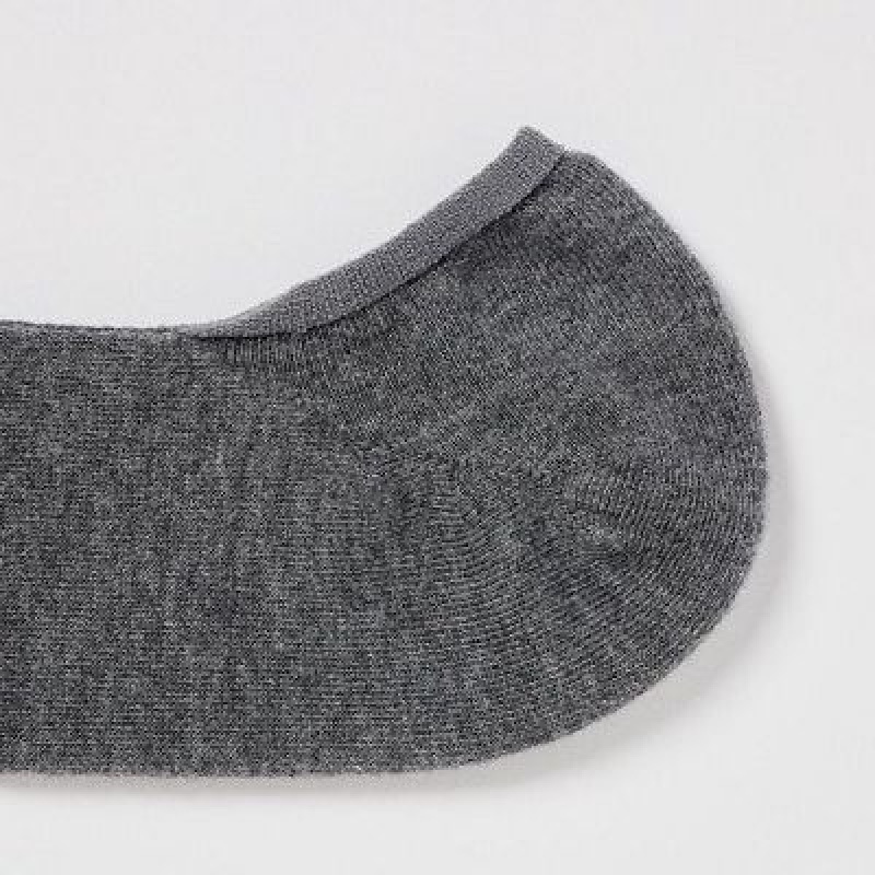 Grey Uniqlo Footsies (3 Pairs) Women Socks | 4635334