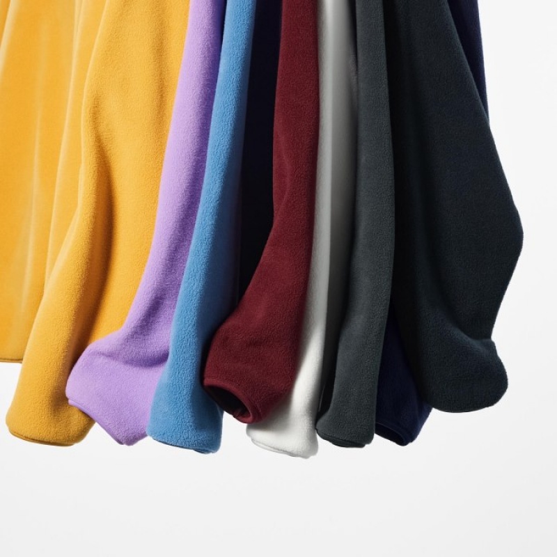 Grey Uniqlo Full-Zip Women Fleece | 5134832
