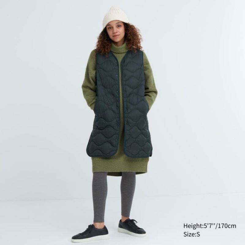 Grey Uniqlo HEATTECH Cotton Extra Warm Women Leggings | 8803194
