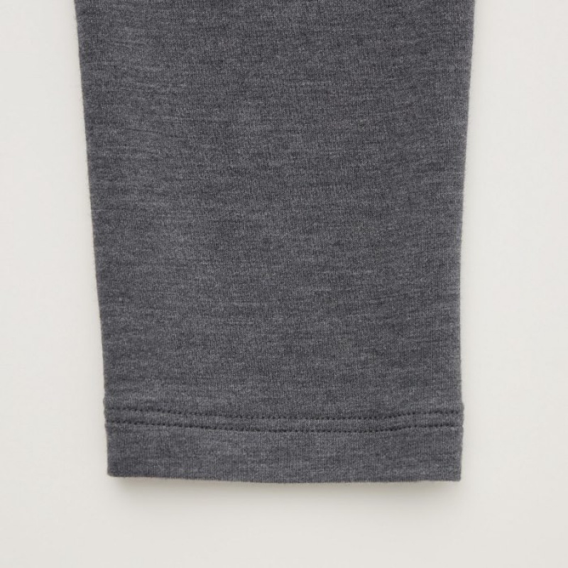 Grey Uniqlo HEATTECH Cotton Extra Warm Women Leggings | 8803194