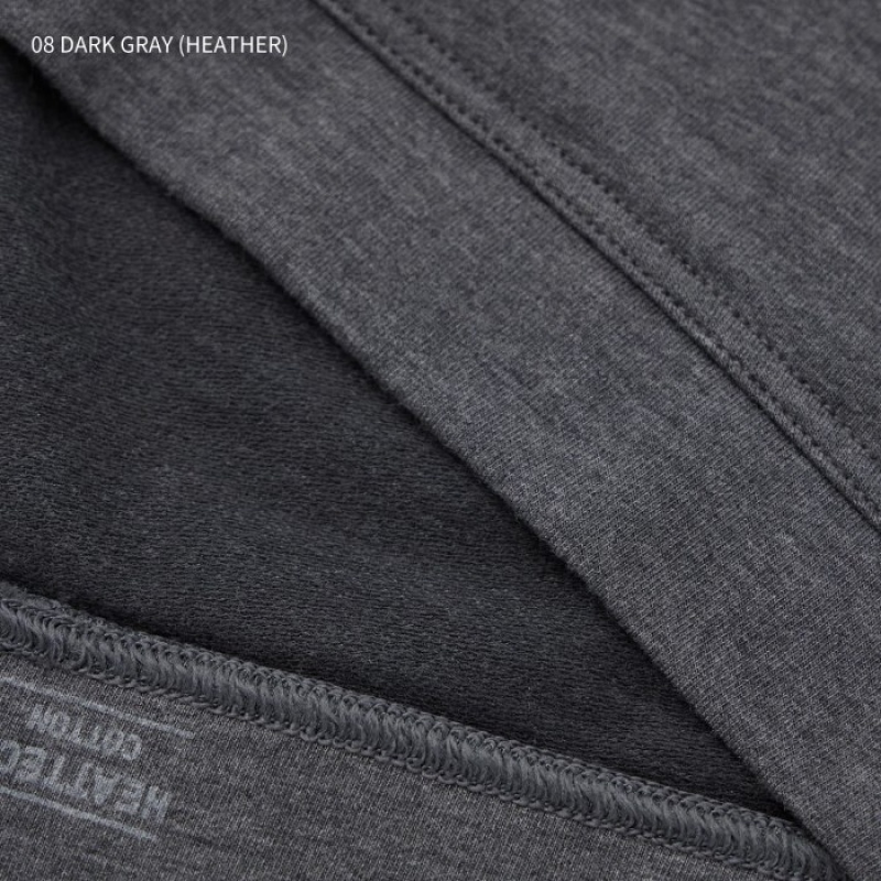 Grey Uniqlo HEATTECH Cotton Extra Warm Women Leggings | 8803194