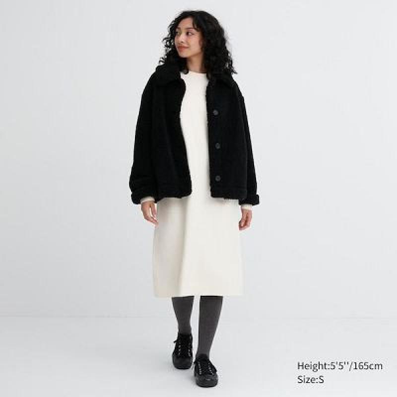 Grey Uniqlo HEATTECH Extra Warm Pile-Lined Women Tight | 6479476