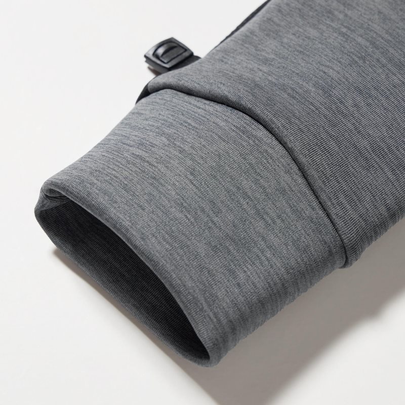Grey Uniqlo HEATTECH Lined Stretch Men Gloves | 2848236