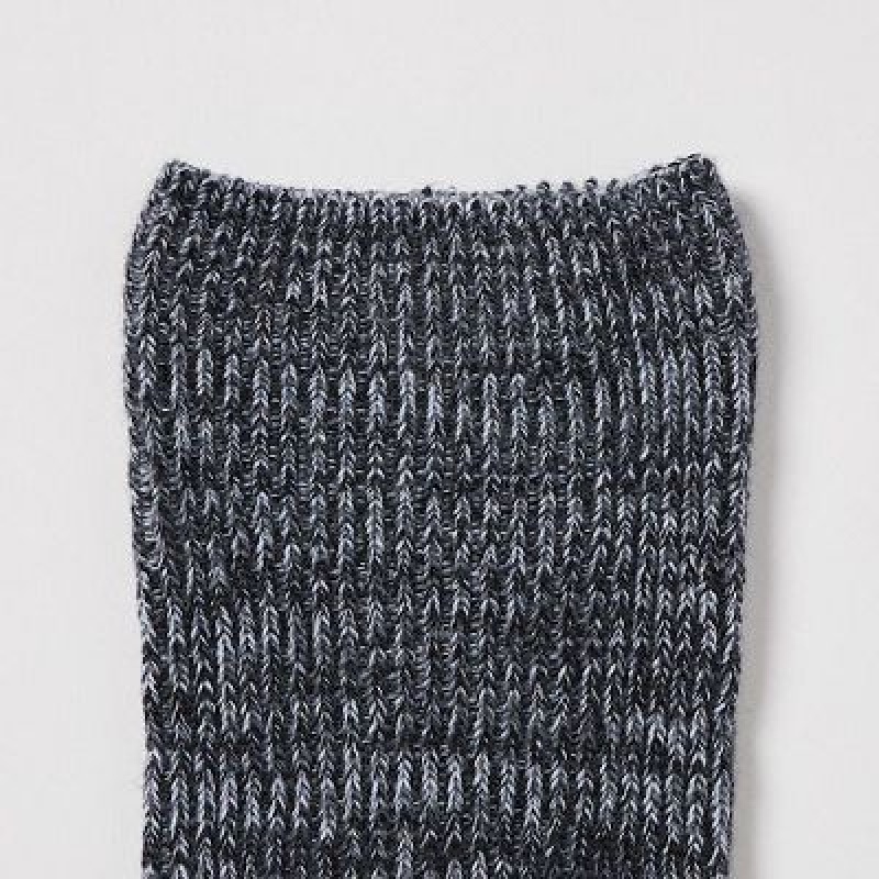 Grey Uniqlo HEATTECH Loose Ribbed Women Socks | 7024598