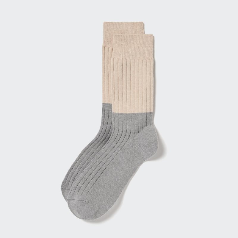 Grey Uniqlo HEATTECH Men Socks | 9535033