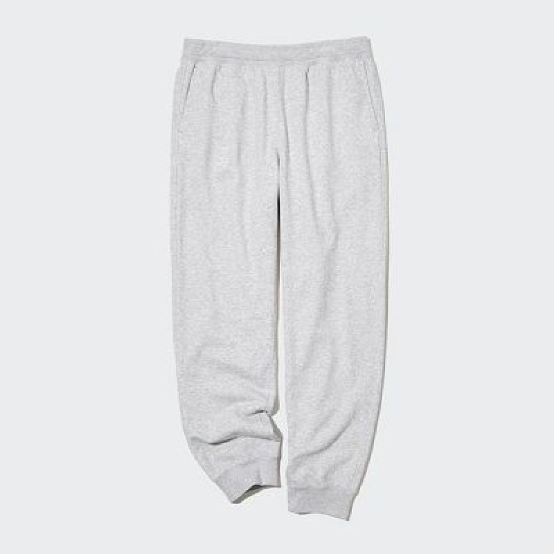 Grey Uniqlo HEATTECH Pile-Lined Jogger Women Pants | 4322494
