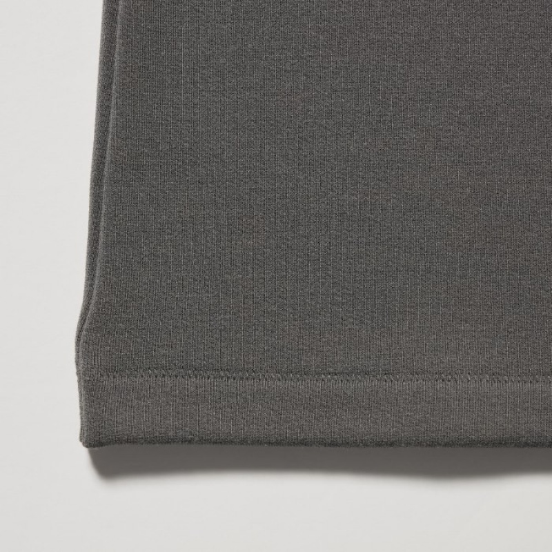 Grey Uniqlo HEATTECH Ultra Warm Crew Neck Long-Sleeve Women T Shirts | 1468591