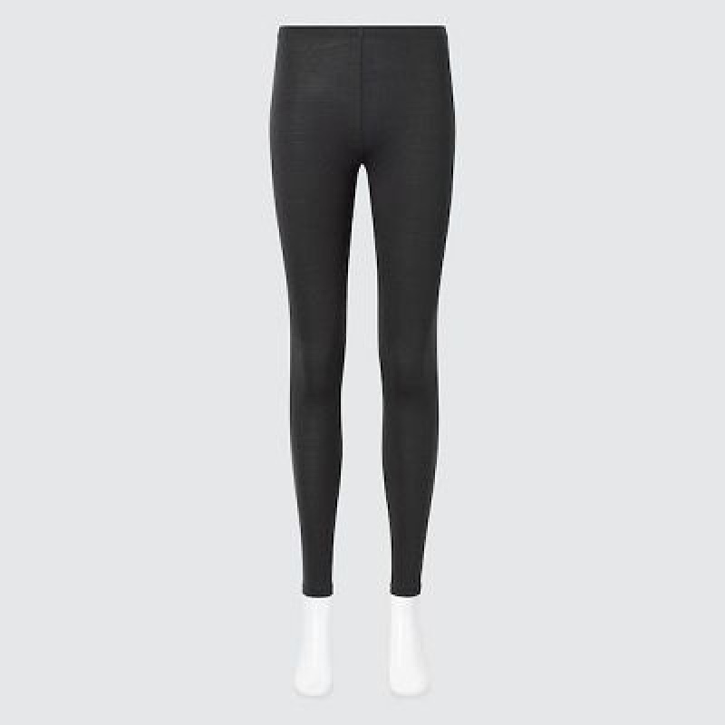 Grey Uniqlo HEATTECH Women Leggings | 4744958
