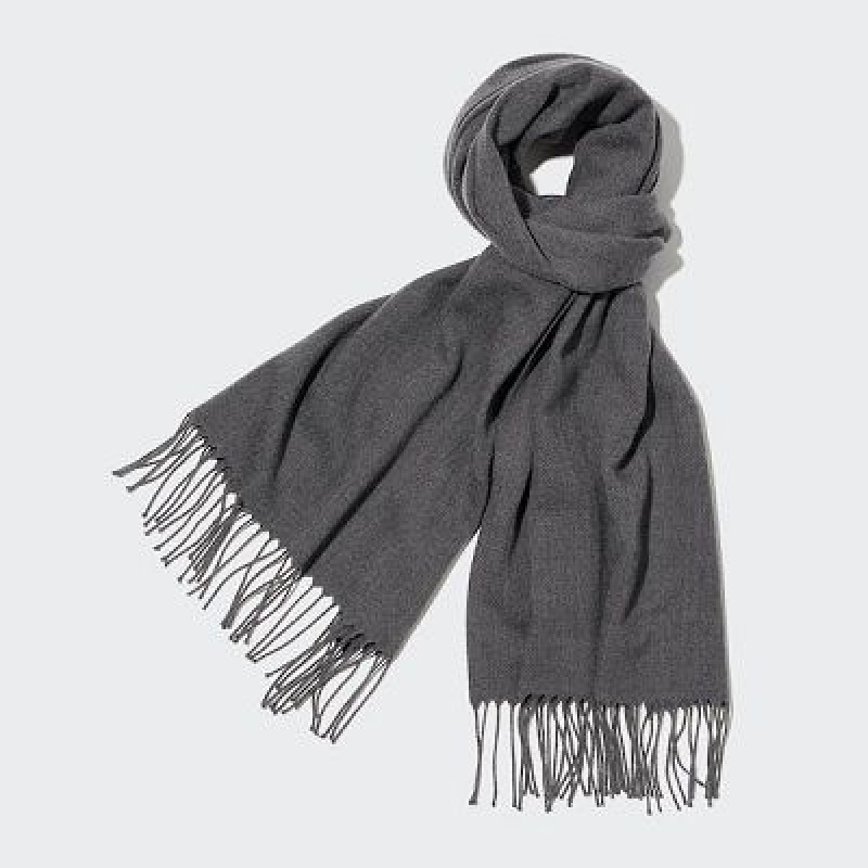 Grey Uniqlo HEATTECH Women Scarves | 6861671