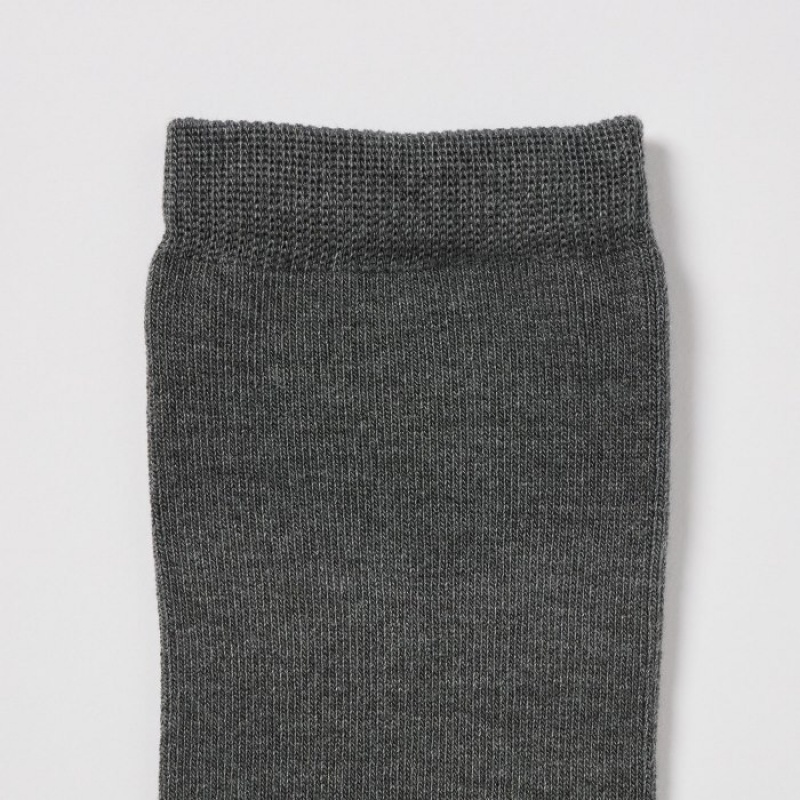 Grey Uniqlo HEATTECH Women Socks | 6084776