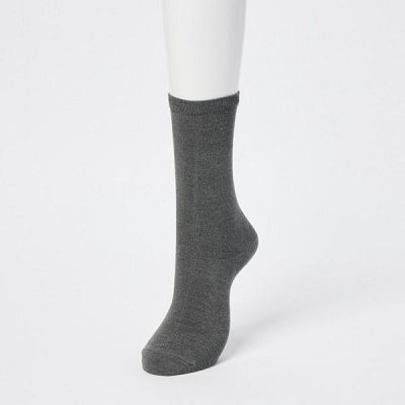 Grey Uniqlo HEATTECH Women Socks | 7373130