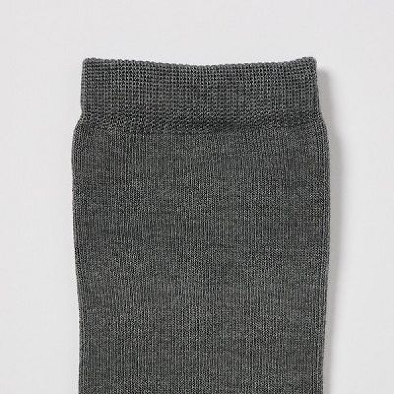Grey Uniqlo HEATTECH Women Socks | 7373130