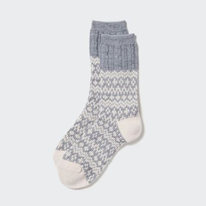 Grey Uniqlo HEATTECH Women Socks | 9718798