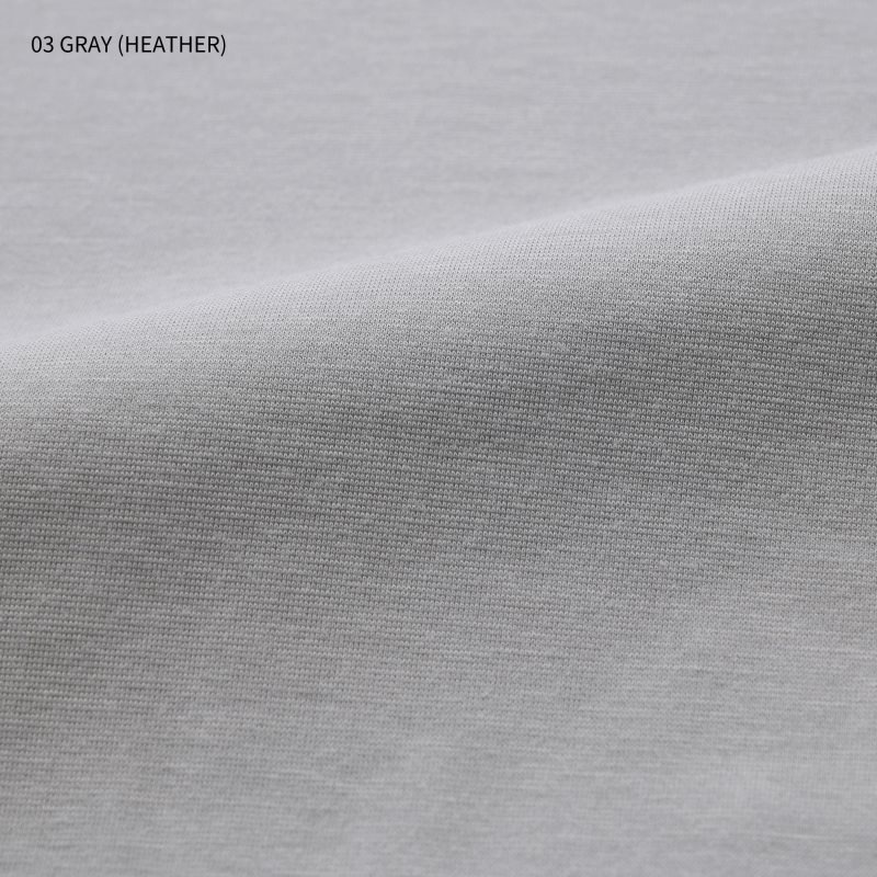 Grey Uniqlo Heattech Crew Neck Long Sleeve Men T Shirts | 8283739