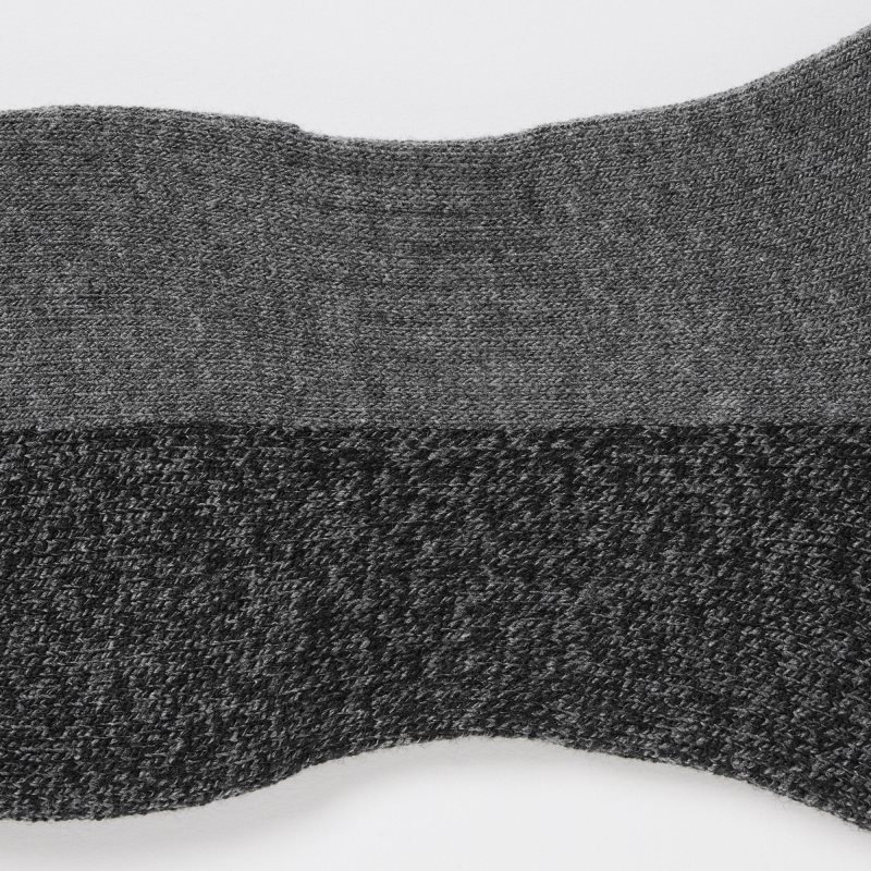 Grey Uniqlo Heattech Short Men Socks | 3580972