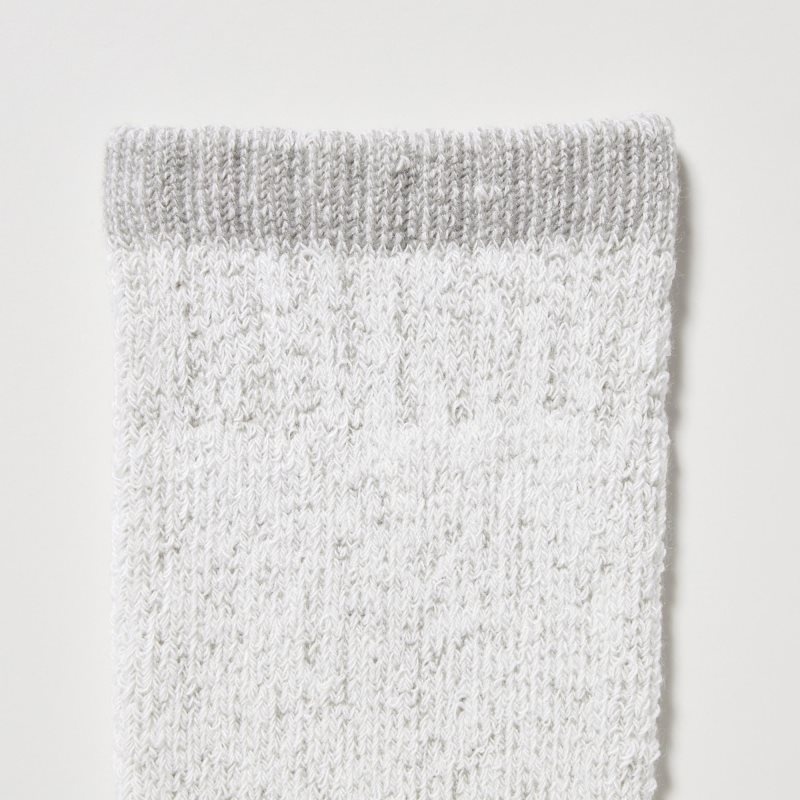 Grey Uniqlo Heattech Soft Pile Heather Men Socks | 9387135