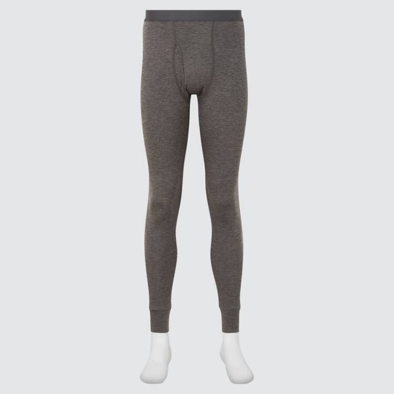 Grey Uniqlo Heattech Thermal Tights Men Tight | 4356721