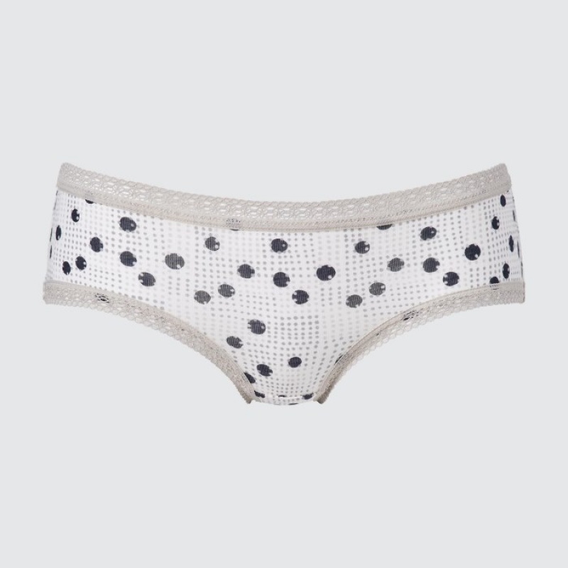 Grey Uniqlo Hip Huggers Women Briefs | 3426692