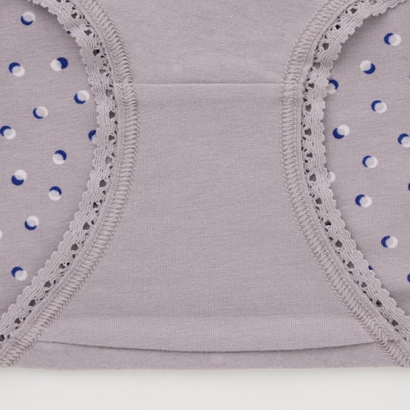 Grey Uniqlo Hip Huggers Women Briefs | 7669671
