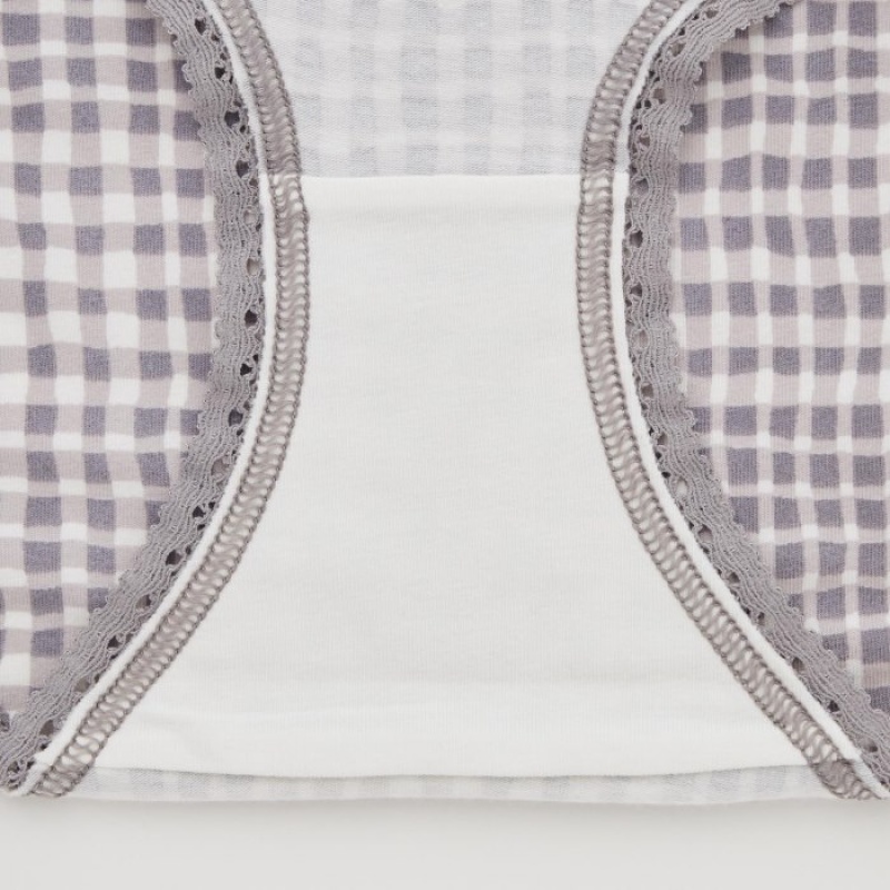Grey Uniqlo Hip Huggers Women Briefs | 9601067