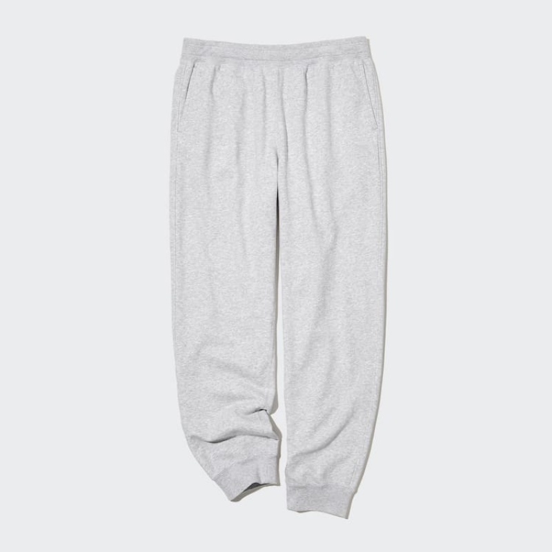 Grey Uniqlo Joggers Men Pants | 6414830