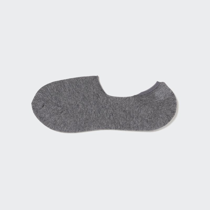 Grey Uniqlo Low Cut Men Socks | 8550019