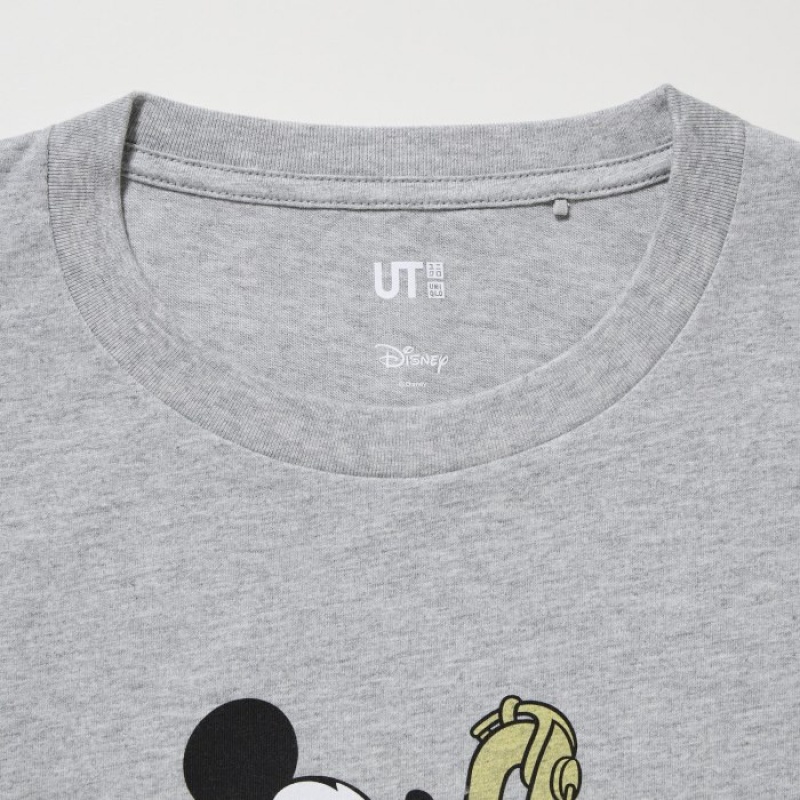 Grey Uniqlo MAGIC FOR ALL FOREVER UT Short-Sleeve Women T Shirts | 7226423