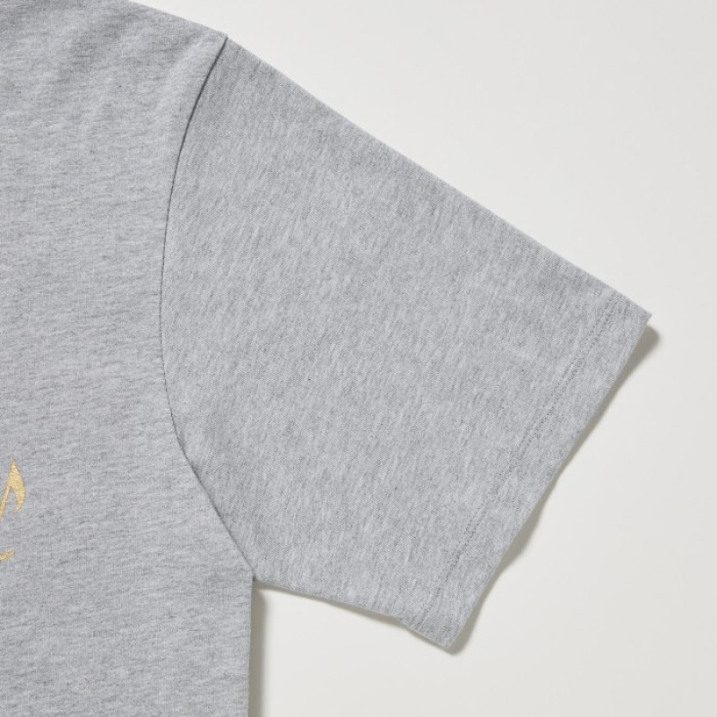 Grey Uniqlo MAGIC FOR ALL FOREVER UT Short-Sleeve Women T Shirts | 7226423