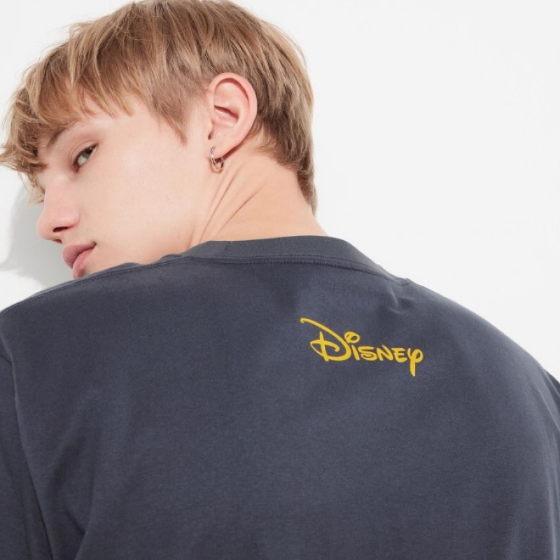 Grey Uniqlo Mickey Shines UT Short-Sleeve Women T Shirts | 5320986