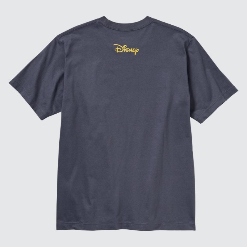 Grey Uniqlo Mickey Shines UT Short-Sleeve Women T Shirts | 5320986