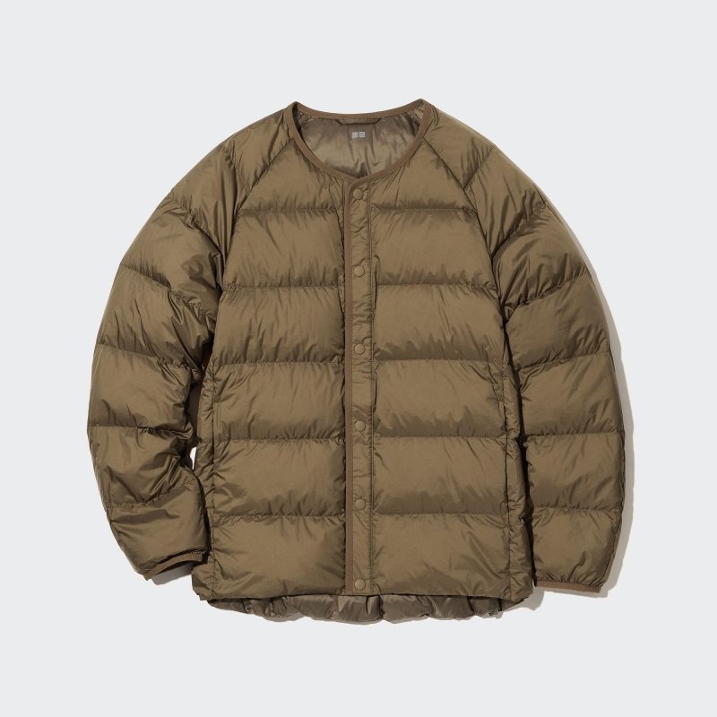 Grey Uniqlo Recycled Down Men Jackets | 6125644