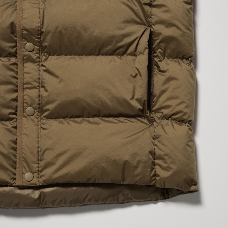 Grey Uniqlo Recycled Down Men Jackets | 6125644