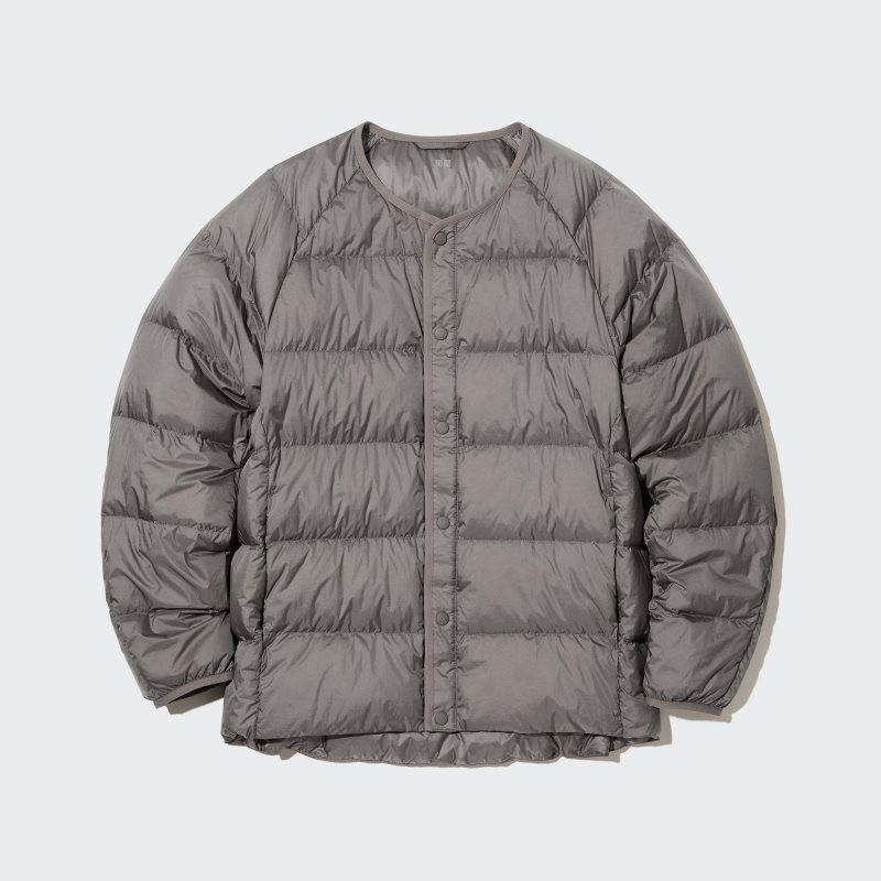 Grey Uniqlo Recycled Down Men Jackets | 6125644