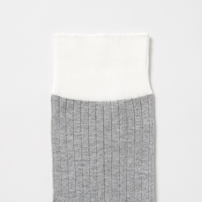 Grey Uniqlo Silket Ribbed Men Socks | 5357756