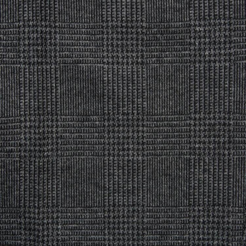Grey Uniqlo Smart Glen Checked Ankle Length Men Pants | 5157018