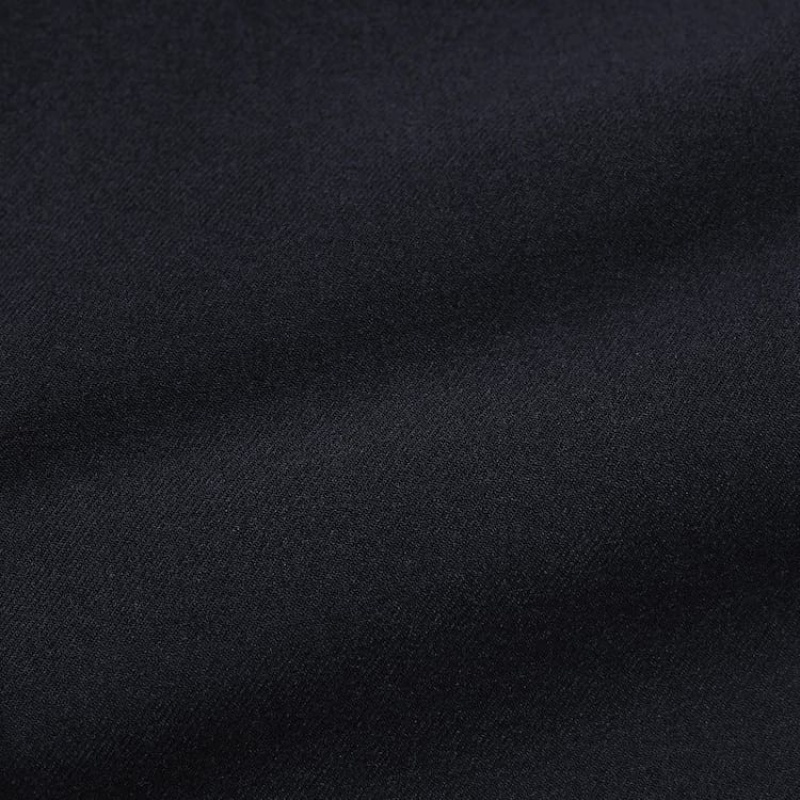 Grey Uniqlo Smart Wool-like Ankle Length Men Pants | 6416901