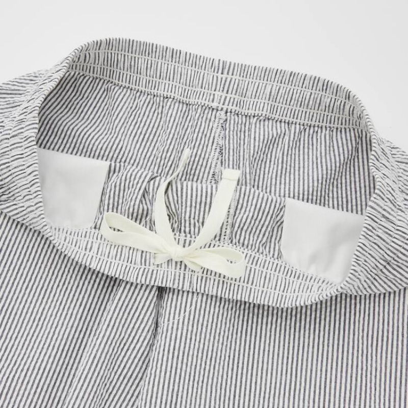 Grey Uniqlo Stretch Men Shorts | 8782419