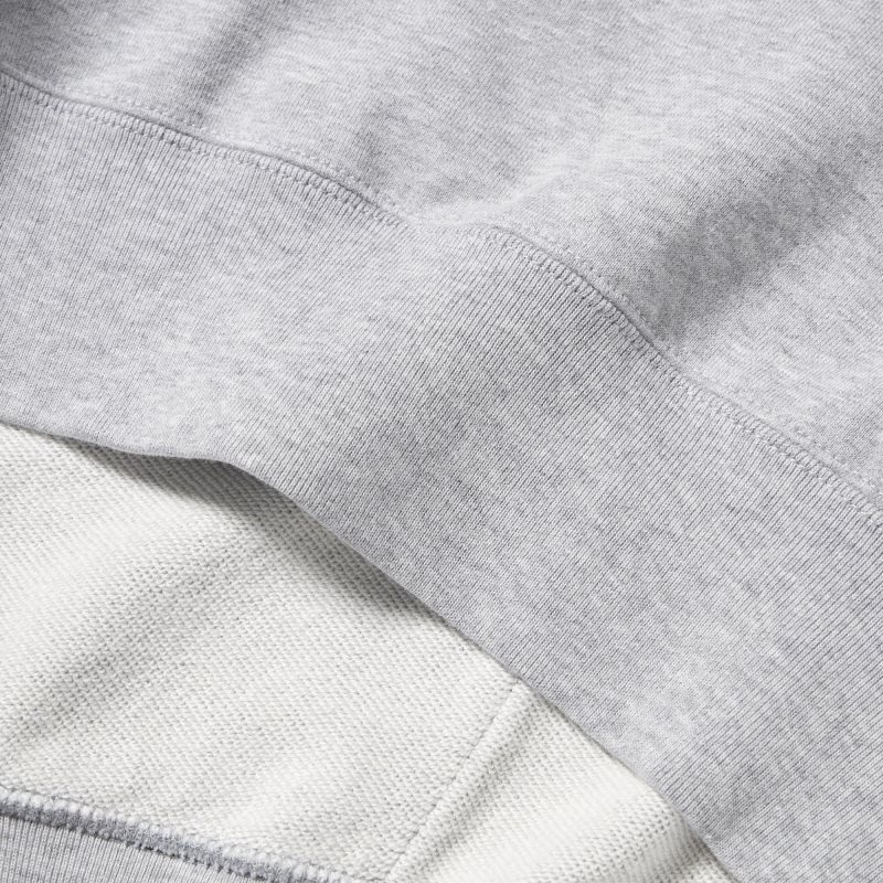 Grey Uniqlo Sweat Full-zip Men Hoodie | 8544560