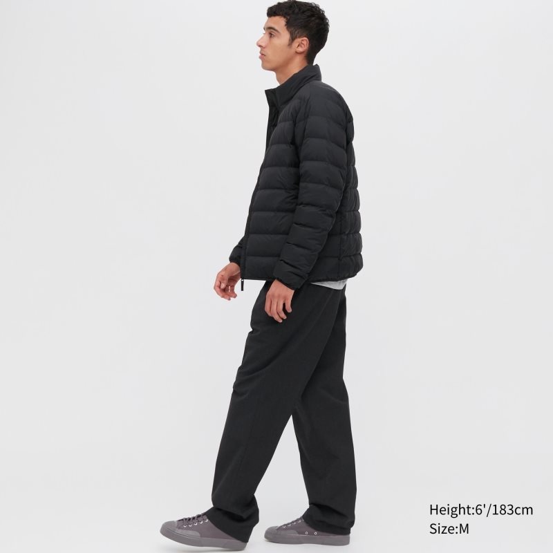 Grey Uniqlo Ultra Light Down 3d Cut Narrow Quilt Men Jackets | 4355417