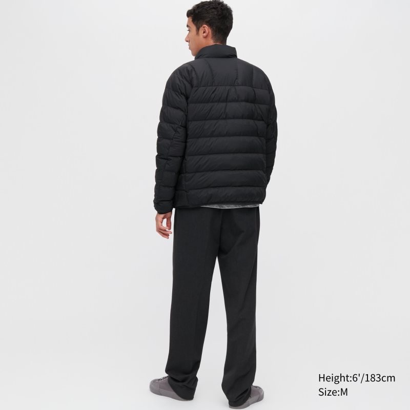 Grey Uniqlo Ultra Light Down 3d Cut Narrow Quilt Men Jackets | 4355417