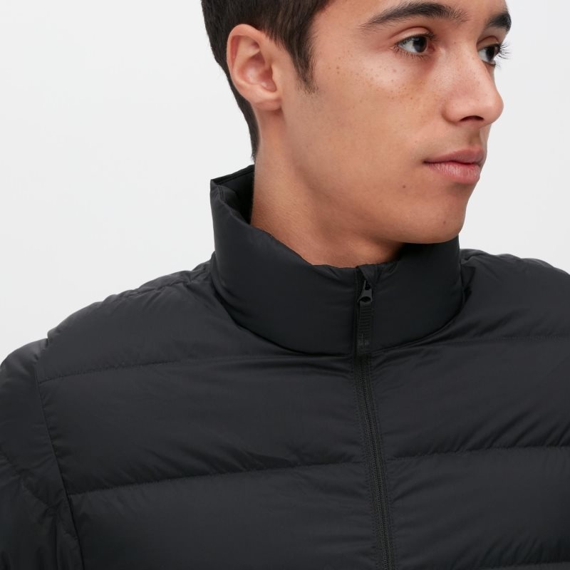 Grey Uniqlo Ultra Light Down 3d Cut Narrow Quilt Men Jackets | 4355417